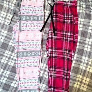 2 pairs cuffed pajama pants